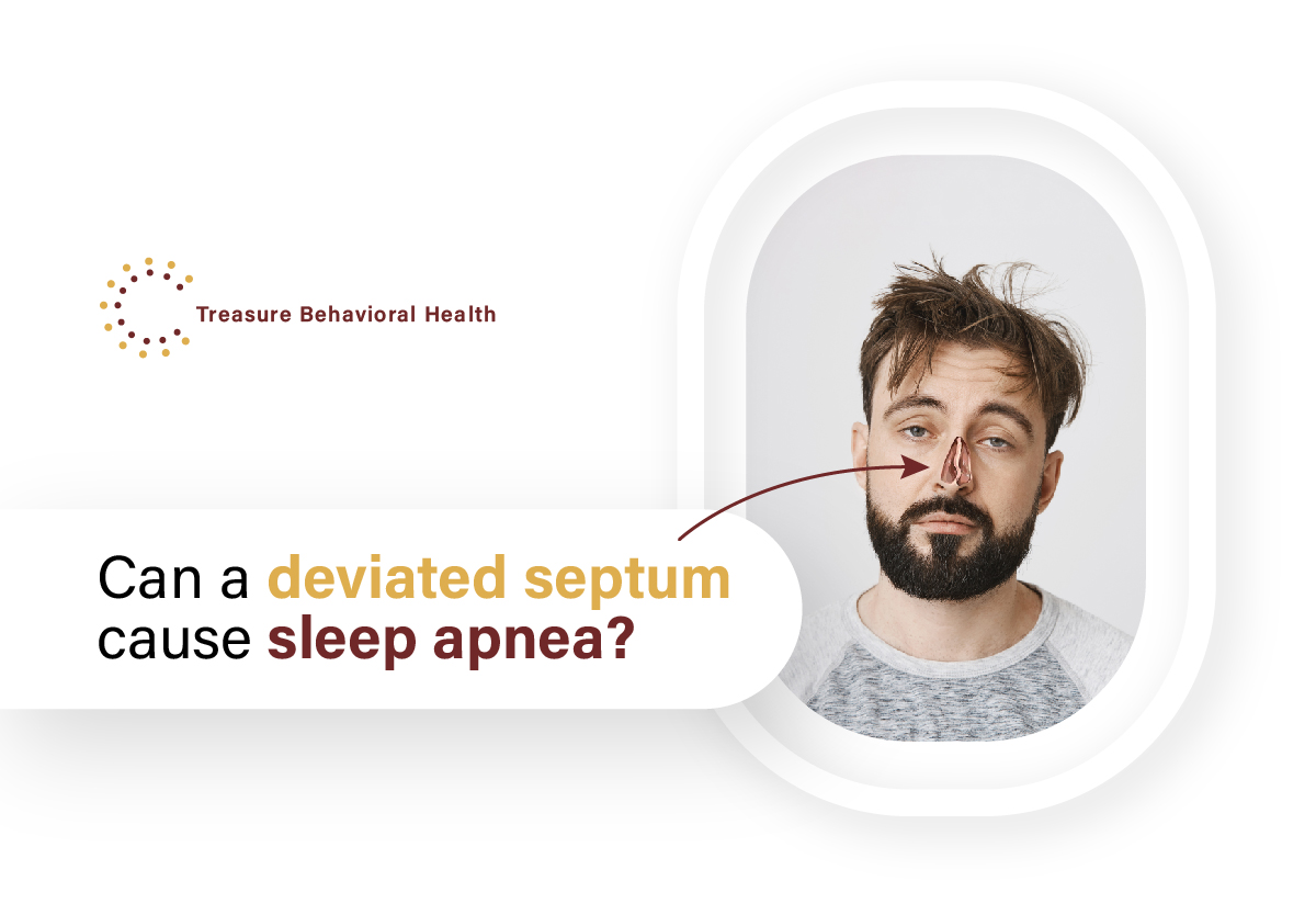 can a deviated septum cause sleep apnea